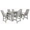 Highwood Usa Weatherly 7pc Rectangular Counter Height Outdoor Patio Furniture Dining Set 72 x 42 AD-ST7WL2CO4BA-HGR - alternate 1